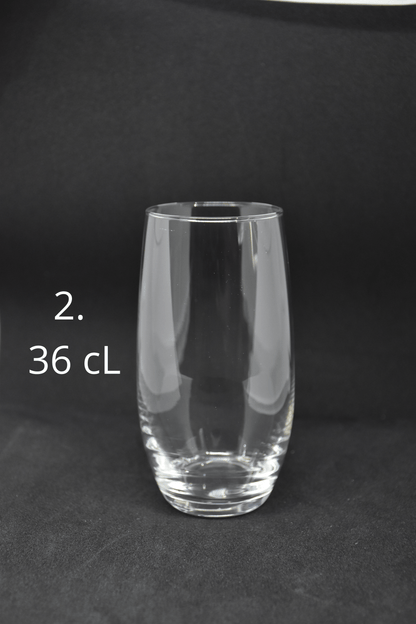 Custom Engraved Glass - Personalize the glass completely to your wishes!