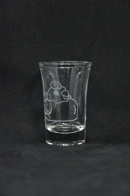 Golden Chicken Shot - Stardew Valley Engraved Glasses