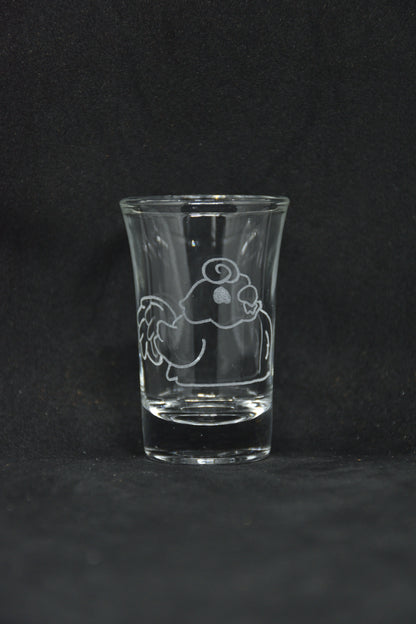 Golden Chicken Shot - Stardew Valley Engraved Glasses