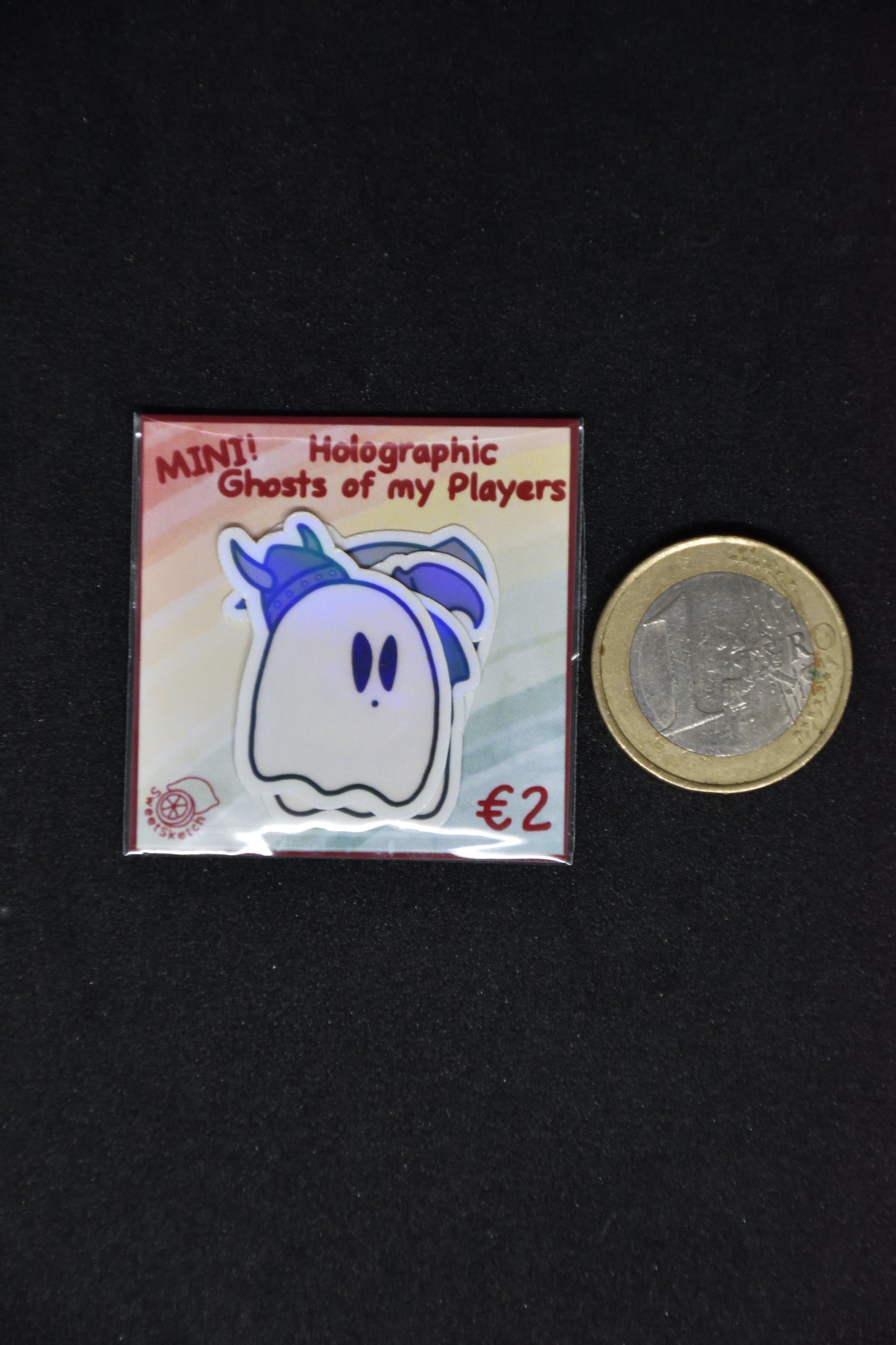 Mini Holographic Ghosts of my Players - TTRPG Sticker Pack