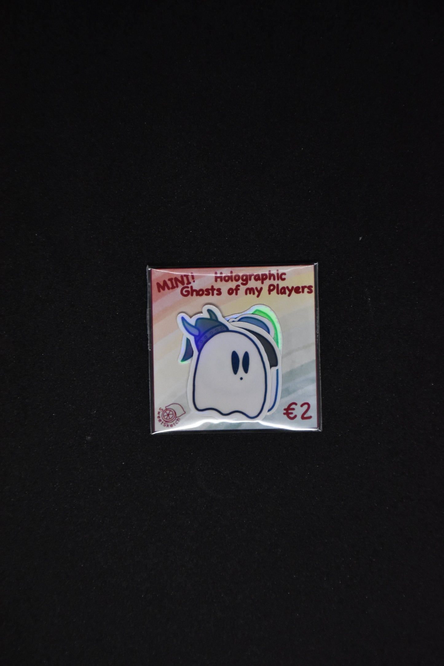 MINI Holographic Ghosts of my Players singles - TTRPG Sticker