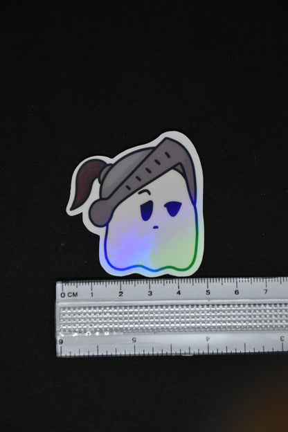 Holographic Ghosts of my Players singles - TTRPG Sticker