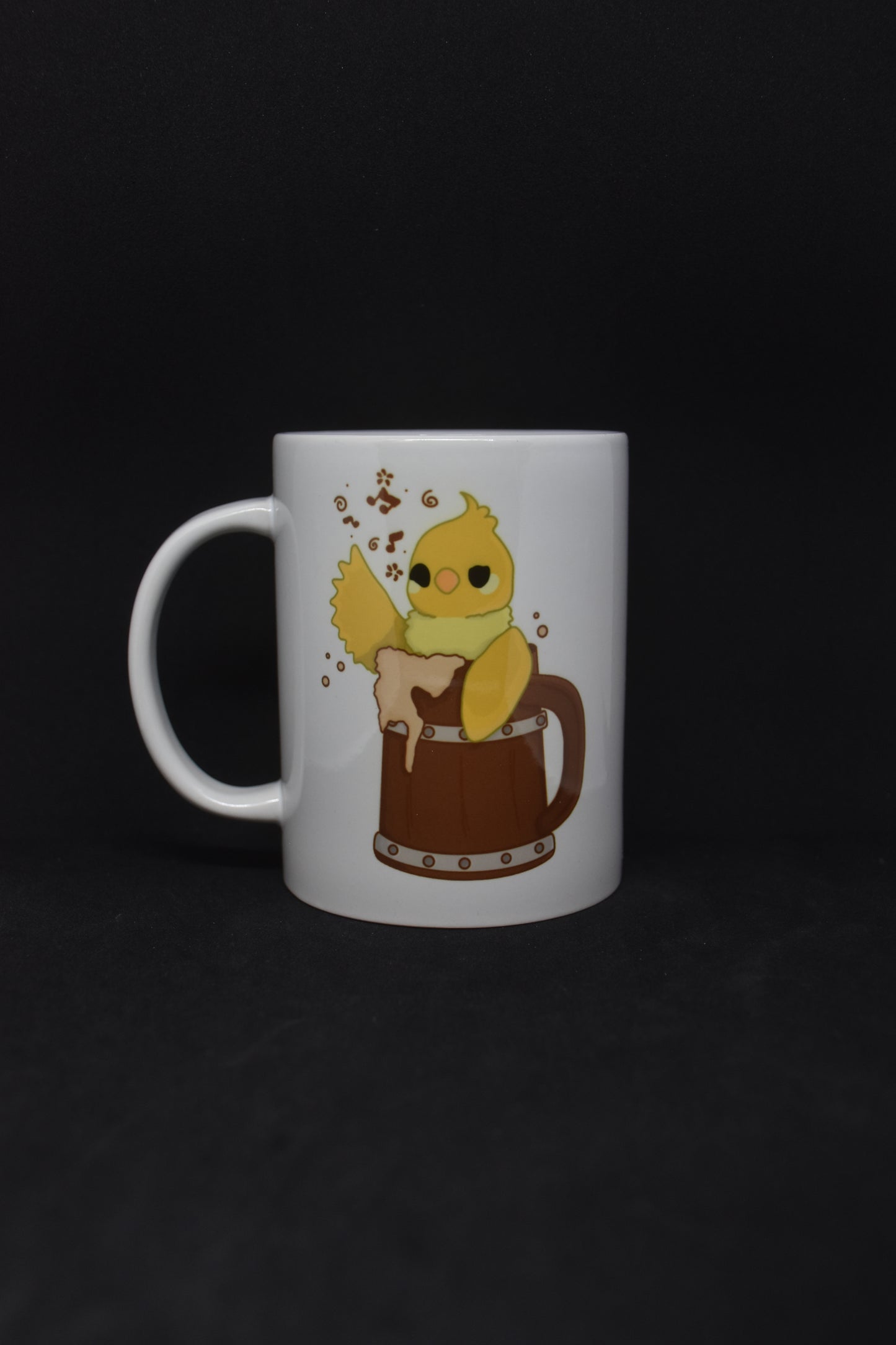 Bard Bird Cartoon - TTRPG Mugs