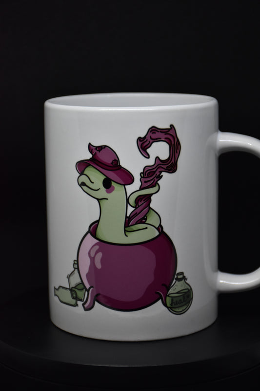 Wizard Snake Cartoon - Mugs