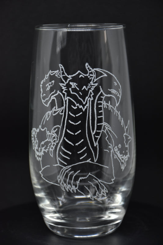 Tiamat - TTRPG Engraved Glasses