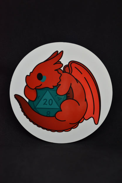 Draak Dobbelsteen - TTRPG Onderzetters