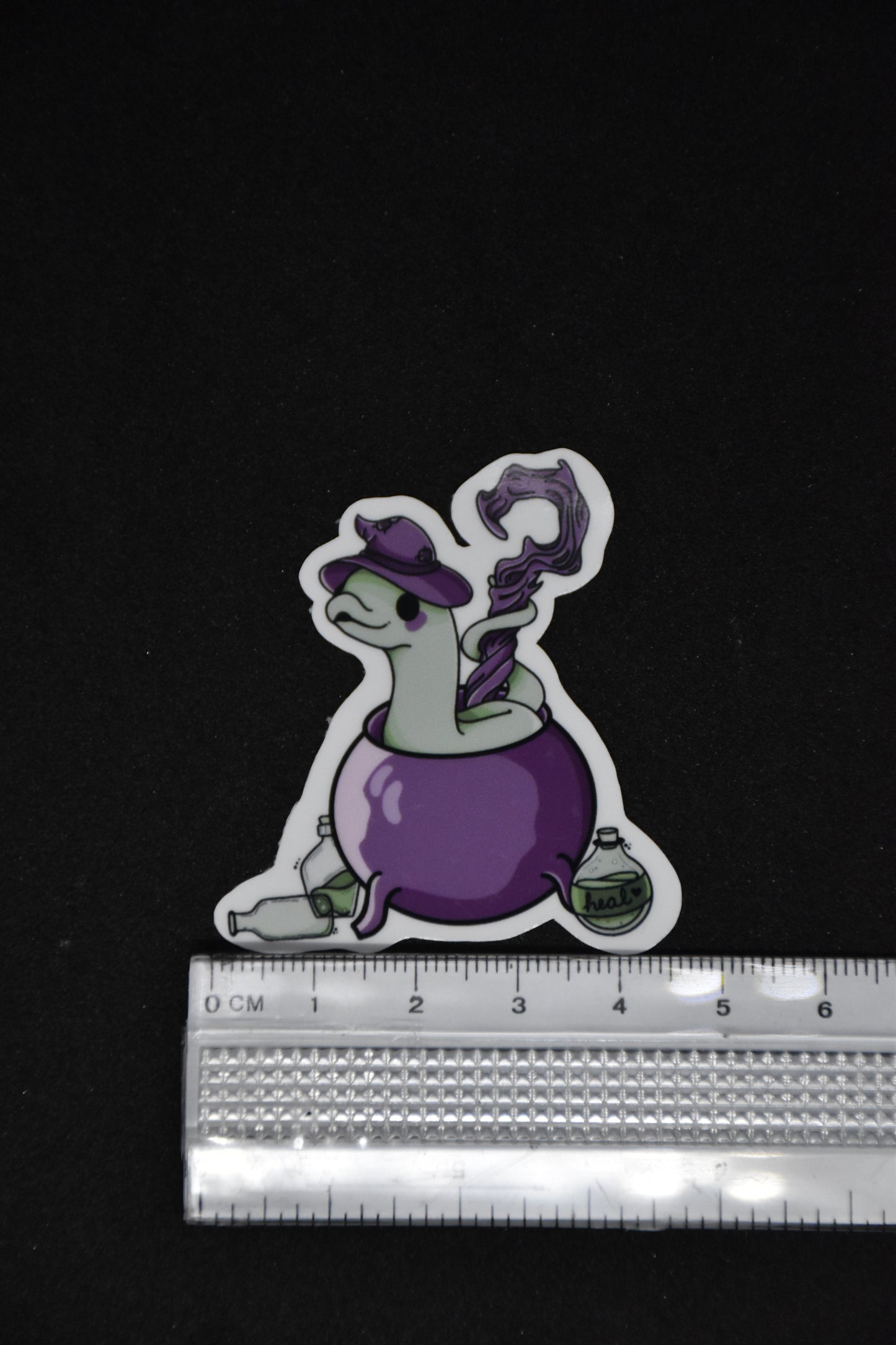 Wizard Snake Cartoon - TTRPG Sticker