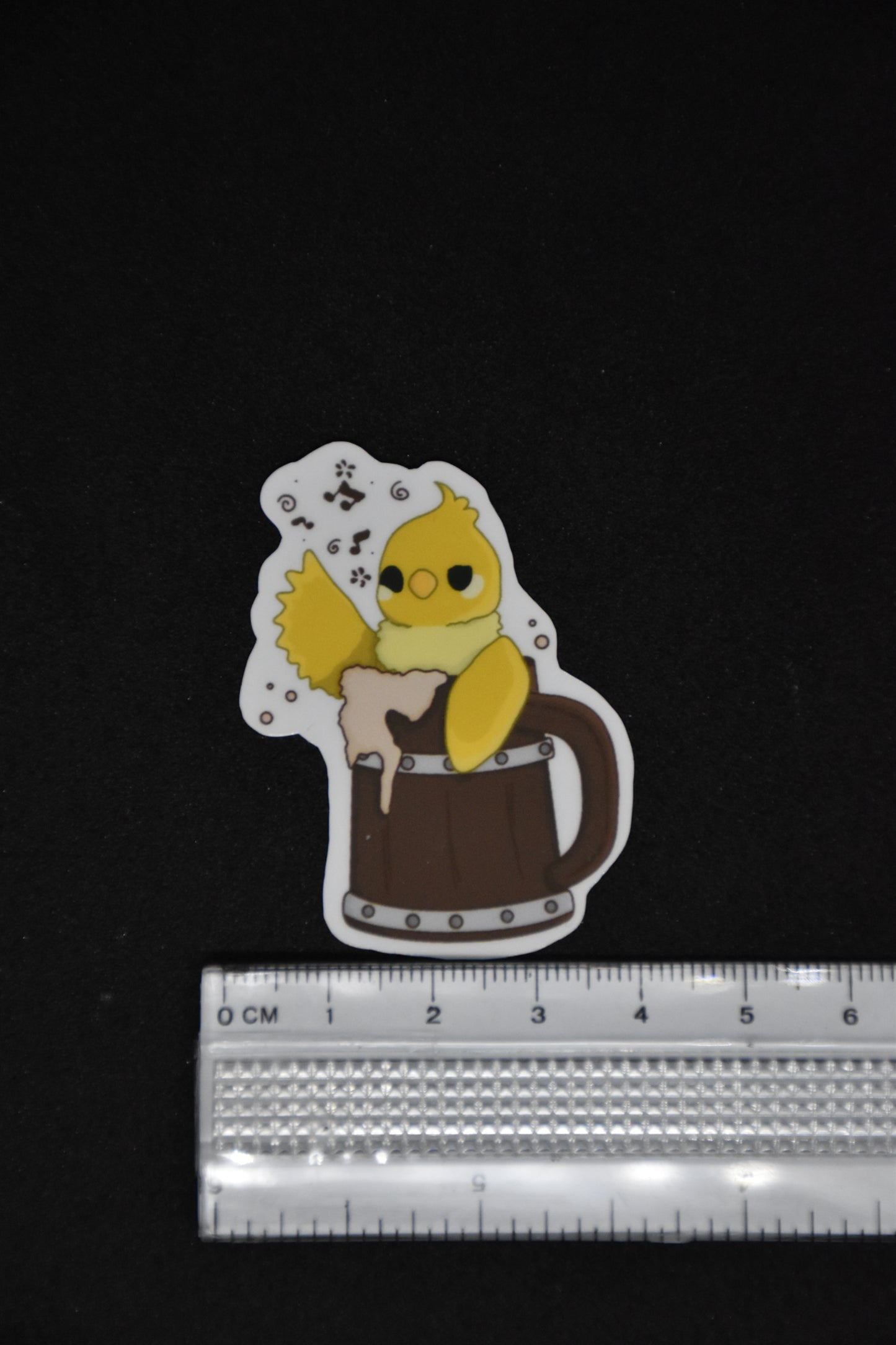 Bard Bird Cartoon - TTRPG Sticker