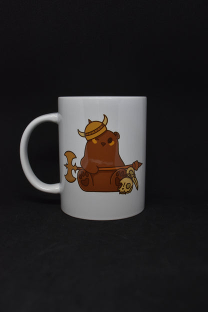 Barbarian Bear Cartoon - TTRPG Mugs