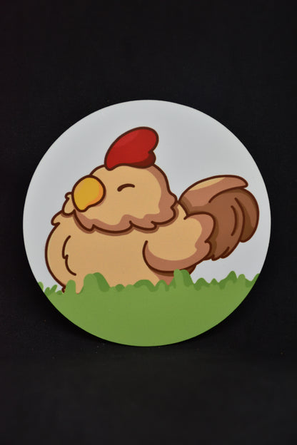Beige Kip - Stardew Valley Onderzetters