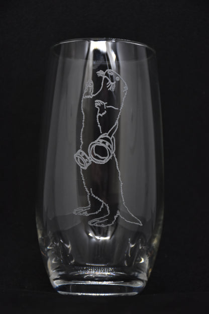 Artificer Snake Familiar - Dungeons & Dragons Classes Engraved Glasses