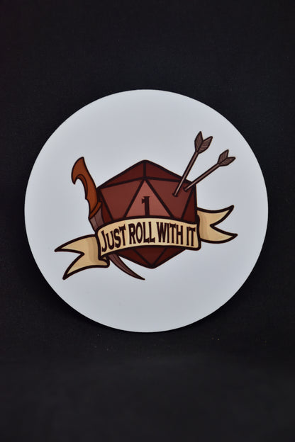 Just roll with it - TTRPG Onderzetters