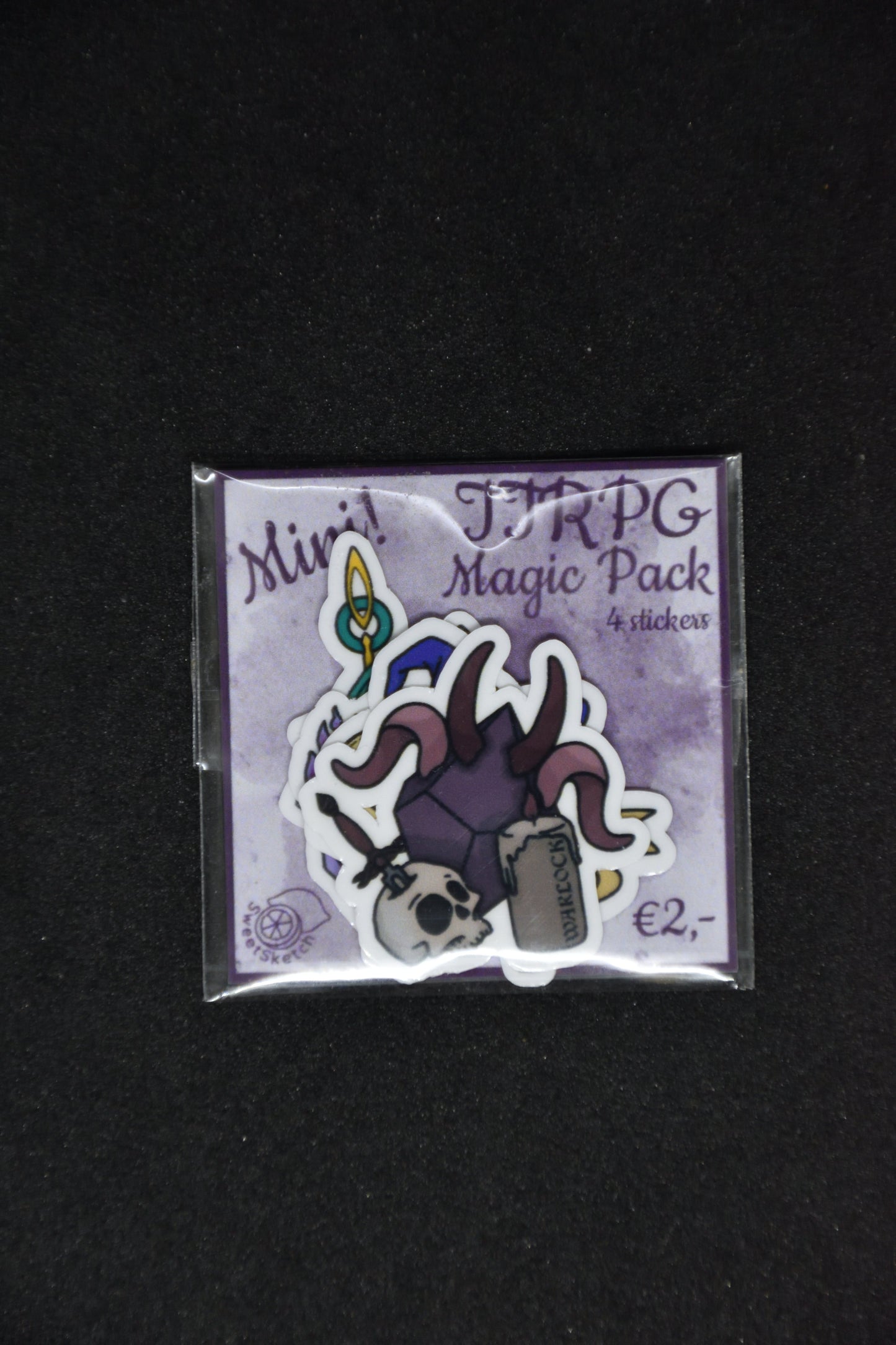 Mini TTRPG Magic Classes - Sticker Pack