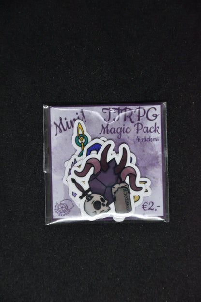 Mini TTRPG Magic Classes - Sticker Pack