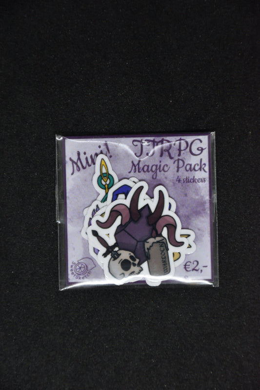 Mini TTRPG Magic Classes - Sticker Pack