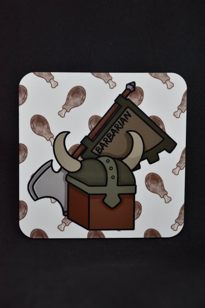 Barbarian Dobbelsteen - TTRPG Onderzetters