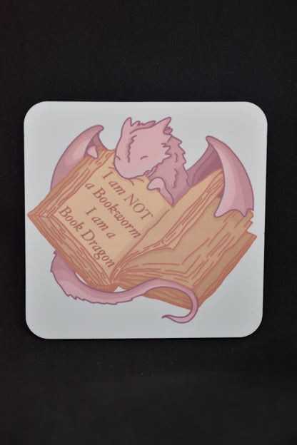 Boek Draak - Fantasy Onderzetters