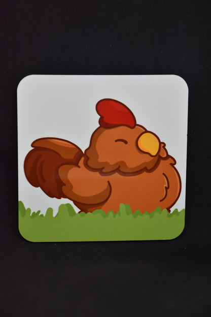 Bruine Kip - Stardew Valley Onderzetters