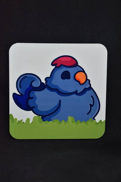 Blauwe Kip - Stardew Valley Onderzetters