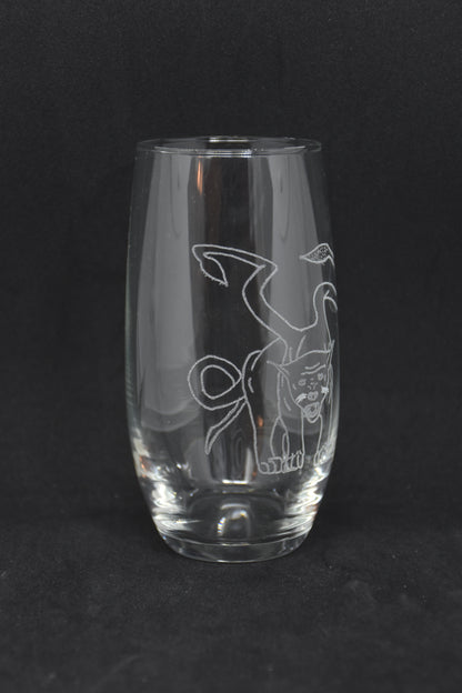 Displacer Beast - TTRPG Engraved Glasses