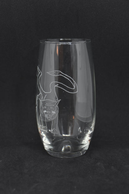 Displacer Beast - TTRPG Engraved Glasses