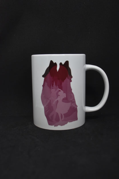 Wolves with dancing people - Fantasy Mugs