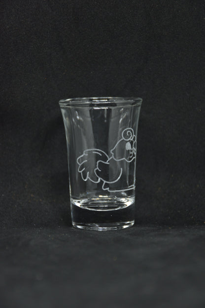 Golden Chicken Shot - Stardew Valley Engraved Glasses