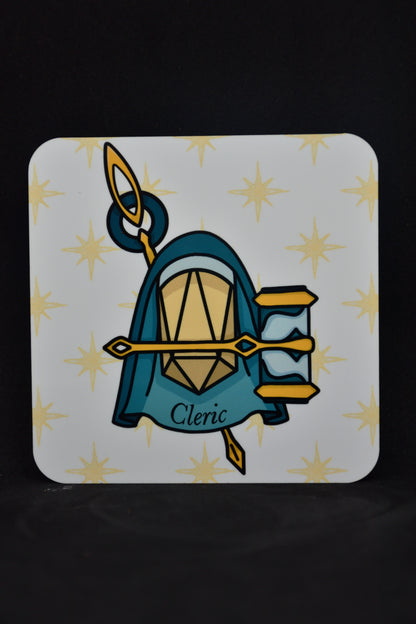 Cleric Dobbelsteen - TTRPG Onderzetters
