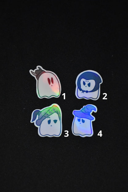 MINI Holographic Ghosts of my Players singles - TTRPG Sticker