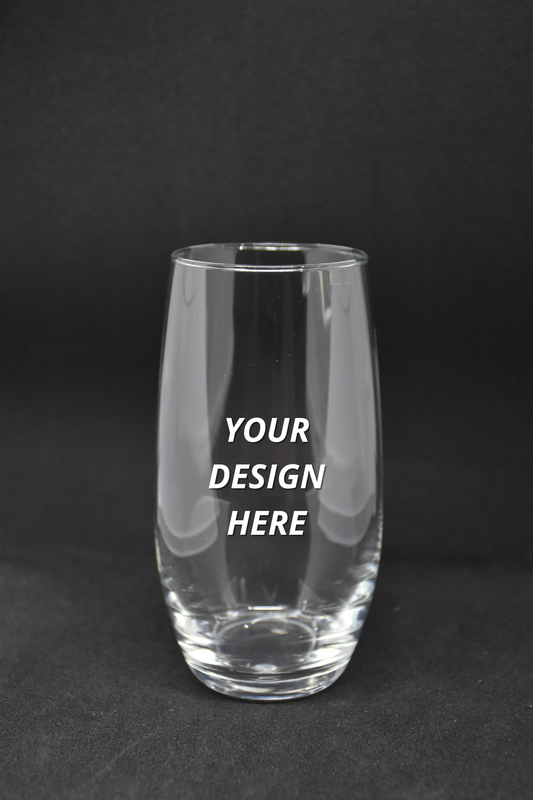 Custom Engraved Glass - Personalize the glass completely to your wishes!