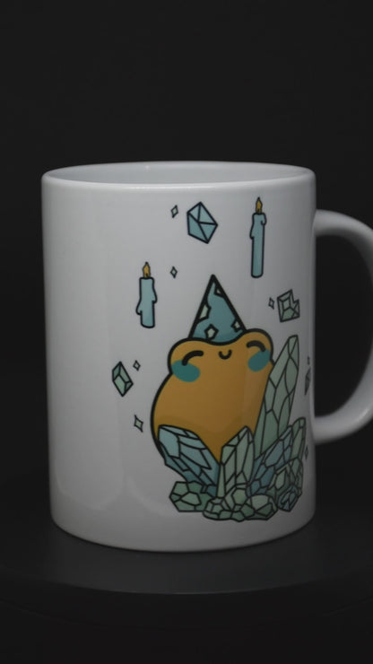 Wizard Frog Cartoon - Mugs