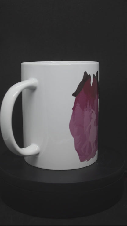 Wolves with dancing people - Fantasy Mugs