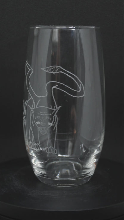 Displacer Beast - TTRPG Engraved Glasses